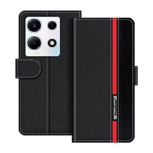 milegao for infinix note 30 vip flip cover, magnetic buckle multicolor business pu leather phone case with card slot, for infinix gt 10 pro 5g 6.67 inches