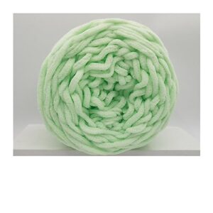 165g small ice stripe yarn coarse wool yarn ball crochet knitting material wrapped (color : 05green)