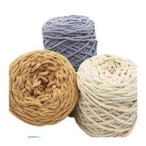 165g Small Ice Stripe Yarn Coarse Wool Yarn Ball Crochet Knitting Material Wrapped (Color : 05green)