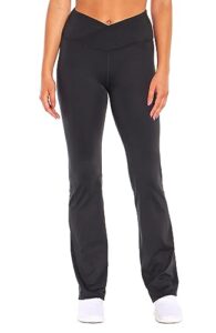 balance collection womens standard bailey high rise bootcut pant, black