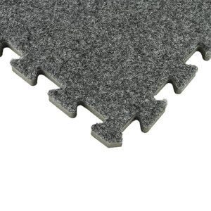 Greatmats Royal Carpet Tile 2ft x 2ft,15 Pack (Dark Gray)