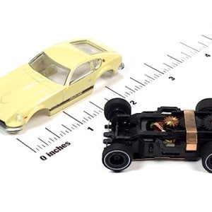 Auto World Xtraction 1973 Datsun 240Z Factory (Green) HO Scale Slot Car