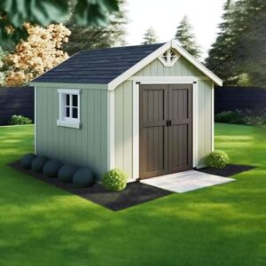 8.2 x 6 FT Outdoor Storage Shed Mat, Waterproof Storage Shed Flooring Mat, Anti-Slip Patio Furniture Floor Scratch Prevention Mat, Dustproof Outdoor Carport Mat