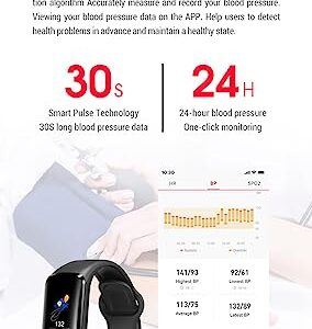 Mini Blood Sugar Monitor Watch, Painless Non-invasive Blood Glucose Smart Watch, Fitness Tracker with 24/7 Heart Rate Sleep Blood Oxygen Pressure Tracking Sport Watch for Men Women (Purple)