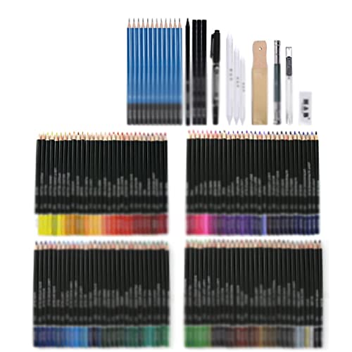 Sweden MAOFNNG 145 Pieces Of Colorful Set Of Drawing Art Pencils Suitable for Artists Suitable for Coloring