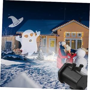 DOITOOL 1 Set Christmas Halloween Projector Lights Christmas Window Projector Christmas Lights Outdoor Projector Projection Lamp Animation Projection Lamp Portable Outdoor Projection Lamp