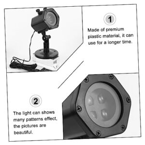 DOITOOL 1 Set Christmas Halloween Projector Lights Christmas Window Projector Christmas Lights Outdoor Projector Projection Lamp Animation Projection Lamp Portable Outdoor Projection Lamp