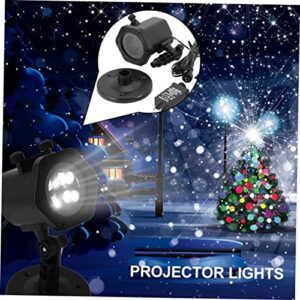 DOITOOL 1 Set Christmas Halloween Projector Lights Christmas Window Projector Christmas Lights Outdoor Projector Projection Lamp Animation Projection Lamp Portable Outdoor Projection Lamp