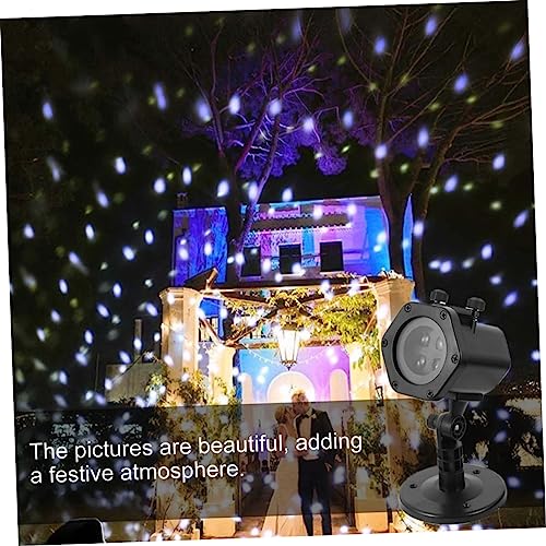 DOITOOL 1 Set Christmas Halloween Projector Lights Christmas Window Projector Christmas Lights Outdoor Projector Projection Lamp Animation Projection Lamp Portable Outdoor Projection Lamp