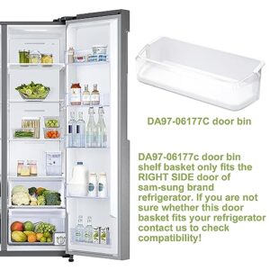 DA97-06177C Refrigerator Door Shelf Replacement Compatible with Samsung Kenmore Refrigerator Door Shelf Bin, Storage Slots,Door Shelf Basket Bin DA97-06177B,DA63-07104A,DA63-06867…