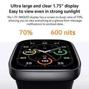 Xiaomi Redmi Watch 3 Smart Watch with Alexa Built-In for Men Women, GPS Fitness Tracker with 120+ Sport Modes, Blood Oxygen Heart Rate Sleep Monitor,Bluetooth Phone Call Watch for iPhone Android,Black