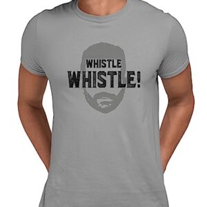 X-Large Oxford Mens Whistle Funny Soccer Coach T-Shirt