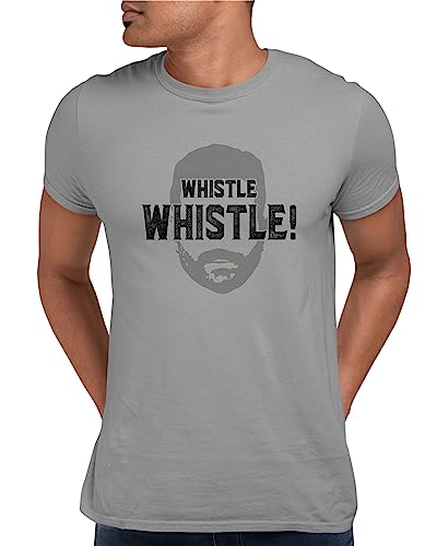 X-Large Oxford Mens Whistle Funny Soccer Coach T-Shirt