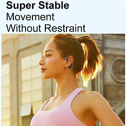 Wuztai Neckband Earphone Wireless Bluetooth Headset Conduction Headphones Bluetooth 5.3 Wireless Earbuds Sport