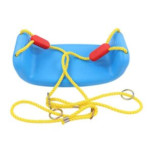 Mrisata Plastic Swing Seat Plastic Baby Swing Seat Play Set Attachments Plastic Swing Seat Replacement with Rope Kids Tree Set for Outdoor Indoor Playground Camping