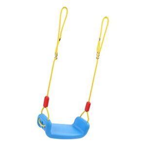 Mrisata Plastic Swing Seat Plastic Baby Swing Seat Play Set Attachments Plastic Swing Seat Replacement with Rope Kids Tree Set for Outdoor Indoor Playground Camping