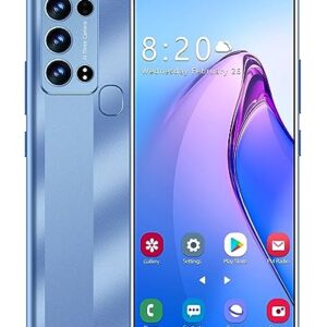 VIQEE Rion9Pro 5G Unlocked Cell Phones,6G+256GB Dual Sim Smartphone, Unlocked Mobile Phone with 6.72inch Waterdrop Screen, Android Phone 48+108 MP | 6800mAh | Fingerprint Lock & Face ID | (Blue)