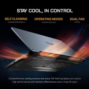 ASUS 2022 TUF A17 17.3" 144Hz FHD Gaming Laptop, AMD Ryzen 5 4600H, NVIDIA GeForce GTX 1650, 32GB RAM, 1TB PCIe SSD, RGB Backlit Keyboard, Win 11 Pro, Bonfire Black, 32GB Snowbell USB Card