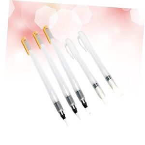 Drawing Water Coloring Brush 6pcs Paint Brush Suit Pencil Set Kits for Brush Pen Set Water Soluble Colored Pencils Water Coloring Brush Pen Water Brush Pen Watercolor Pen