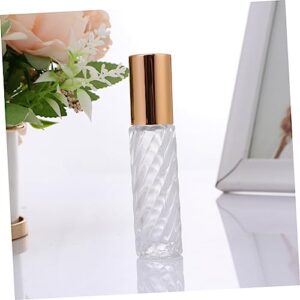 FOMIYES Perfum 10pcs Perfume Mini Lip Gloss Roller Bottle Refillable Container Perfume Roller Bottles Rolling Balls Roll-on Bottles Essential Oil Essential Oil Bottle Multifunction