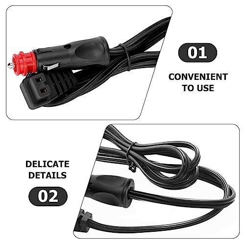 Milisten Accessories Automotive 1 Strip of Car Fridge Power Supply Stable Car Fridge Power Cable Fridge Power Cable Car Accessories