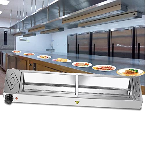 Buffet Servers and Warmers Hanging Lamp, Commercial Heat Lamp Food Warmer, Food Heat Lamp for Steak Pizza, for Buffet, Party and Hotel, Ideal for Keep Food Fresh,90×15×6.5cm-1Piece