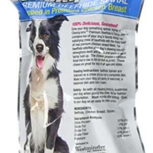 Chomp’ems Premium Beefhide Chews for Dogs, 2 Chews (Pack of 3)