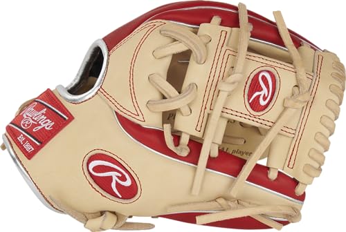 Rawlings | HEART OF THE HIDE R2G Baseball Glove | Right Hand Throw | 11.5" - Pro I-Web | Camel/Scarlet