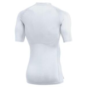 Nike Mens Pro Fitted Half Sleeve Tee (Large, White)