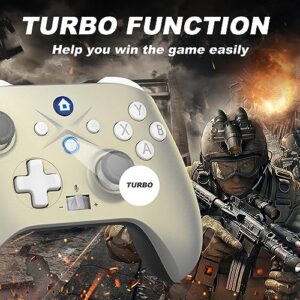 Dinosoo Special Edition Wireless Controller for Xbox Series X/S/Xbox One/Xbox One S/One X, and Android PC, Built-in Dual Vibration TURBO Function 3.5mm Headphone Jack Macro Function（Lunar Shift）