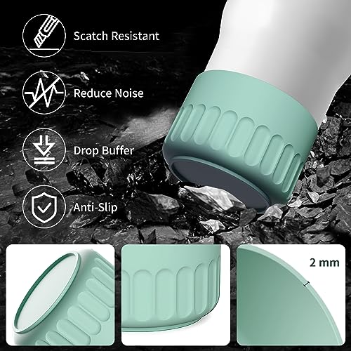 Silicone Bottle Boot Sleeve for Stanley Cup Accessories Tumbler Quencher & Ice Flow 40 30 20 oz, Hydroflask 12-24 oz, Owala and Simple Modern, Boot Cover Fit Water Bottle Bottom Width of 2.8"-3"