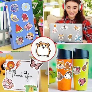 600 PCS Stickers Pack, Cute Colorful Waterproof Stickers, Vinyl Art Stickers.Stickers for Water Bottles, Skateboards and Notebooks, Laptop Stickers for Teens Girls Kids Adults