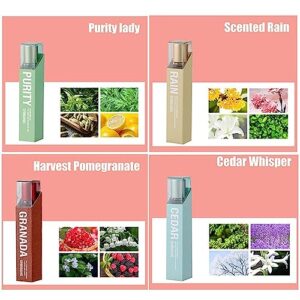 HIRAKI Flysmus Lusty Pheromone Perfume, Blisce Phero Perfume, Lusty Pheromone Perfume, Pheromones Perfumes for Women to Attract Men, Lusty Pheromone Perfume, Pheromone Roll-On Perfume (4PCS)