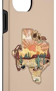 iPhone 14 Pro Max Texas Western State Home Cowboy Desert Rodeo Lasso Cactus Case