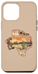 iphone 14 pro max texas western state home cowboy desert rodeo lasso cactus case