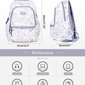 kibachev Backpack for Women Cute Backpack College Backpack With Laptop Compartment Aesthetic Backpack Kawaii Backpack