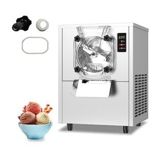 bzd commercial gelato hard ice cream machine - 1400w 4.3 to 5.3 gallons per hour with led panel auto clean perfect 110v ice cream machine for snack bars restaurants supermarket