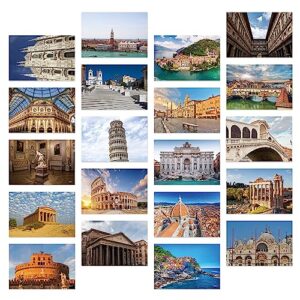 dear mapper italy vintage landscape postcards pack 20pc/set postcards from around the world greeting cards for business world travel postcard for mailing decor gift