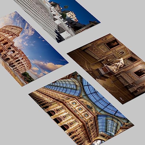 Dear Mapper Italy Vintage Landscape Postcards Pack 20pc/Set Postcards from Around the World Greeting Cards for Business World Travel Postcard for Mailing Decor Gift