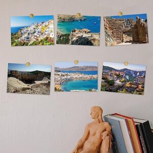 Dear Mapper Greece Vintage Landscape Postcards Pack 20pc/Set Postcards from Around the World Greeting Cards for Business World Travel Postcard for Mailing Decor Gift