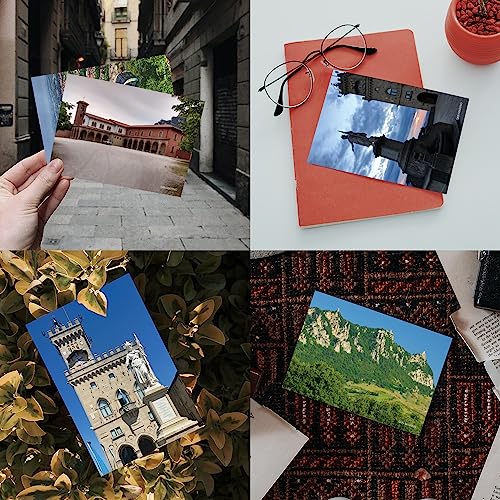 Dear Mapper San Marino Vintage Landscape Postcards Pack 20pc/Set Postcards from Around the World Greeting Cards for Business World Travel Postcard for Mailing Decor Gift