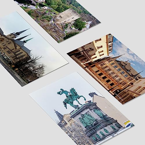 Dear Mapper Luxembourg Vintage Landscape Postcards Pack 20pc/Set Postcards from Around the World Greeting Cards for Business World Travel Postcard for Mailing Decor Gift