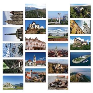 dear mapper slovakia vintage landscape postcards pack 20pc/set postcards from around the world greeting cards for business world travel postcard for mailing decor gift