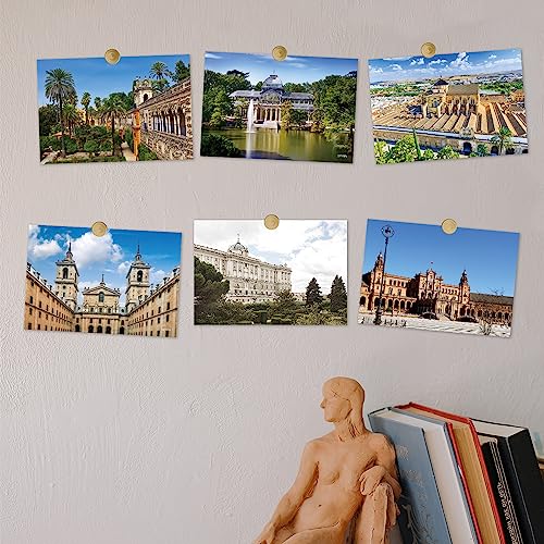 Dear Mapper Spain Vintage Landscape Postcards Pack 20pc/Set Postcards from Around the World Greeting Cards for Business World Travel Postcard for Mailing Decor Gift