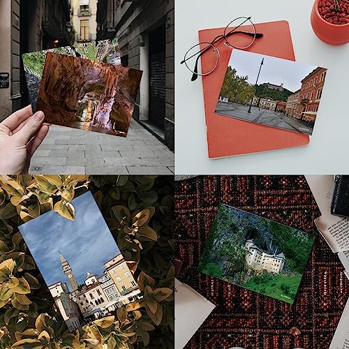 Dear Mapper Slovenia Vintage Landscape Postcards Pack 20pc/Set Postcards from Around the World Greeting Cards for Business World Travel Postcard for Mailing Decor Gift