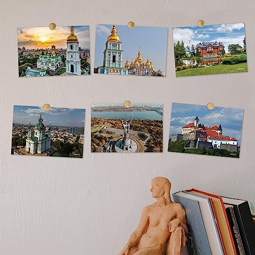 Dear Mapper Ukraine Vintage Landscape Postcards Pack 20pc/Set Postcards from Around the World Greeting Cards for Business World Travel Postcard for Mailing Decor Gift