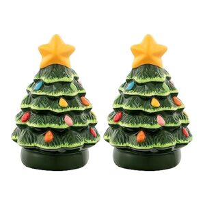 mr. christmas green tree salt and pepper salt & pepper shakers, one size