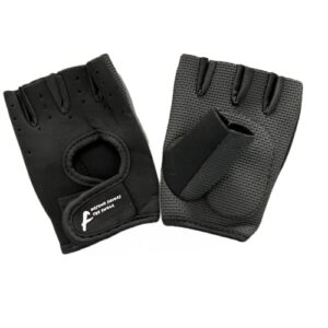 fortune favors the swole exercise gloves for weighlifting, training, cycling, at home or the gym. (black, small)