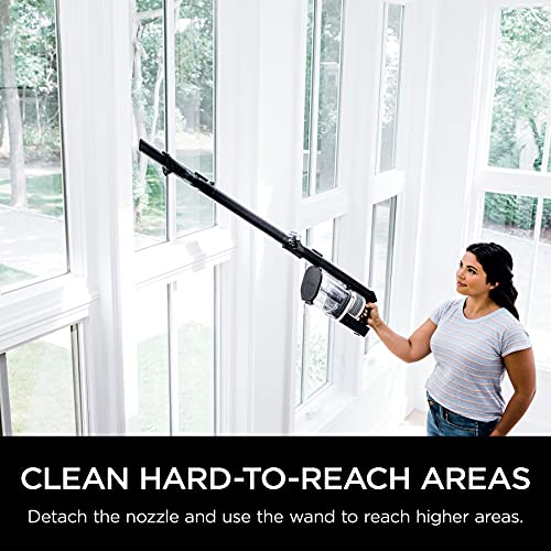 Shark IZ682H Vertex Pro Cordless Stick Vacuum with IQ Display, DuoClean PowerFins & MultiFLEX, Extra Battery, Crevice Tool, Pet Multi-Tool & Anti-Allergen Dusting Brush, 120min Runtime, Black