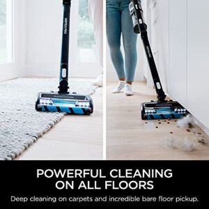 Shark IZ682H Vertex Pro Cordless Stick Vacuum with IQ Display, DuoClean PowerFins & MultiFLEX, Extra Battery, Crevice Tool, Pet Multi-Tool & Anti-Allergen Dusting Brush, 120min Runtime, Black